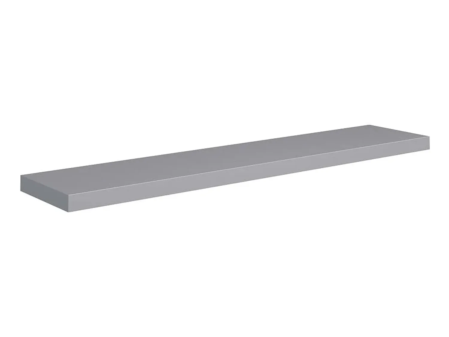 Prateleira| Prateleiras de parede suspensas 2 pcs 120x23,5x3,8cm MDF cinza PT173751 Cinzento