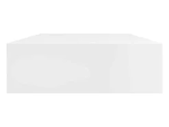 Prateleira|vidaxl Prateleiras de parede suspensas com gavetas 2 pcs 80 cm Branco