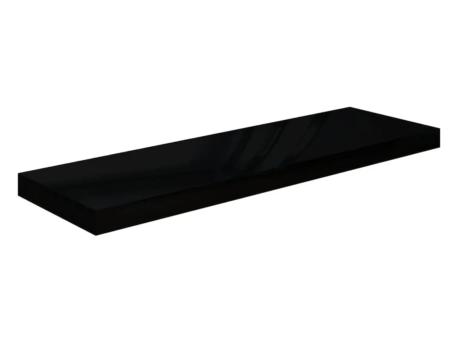 Sale Prateleiras de parede suspensas 4 pcs 80x23,5x3,8cm MDF PT848394 Preto