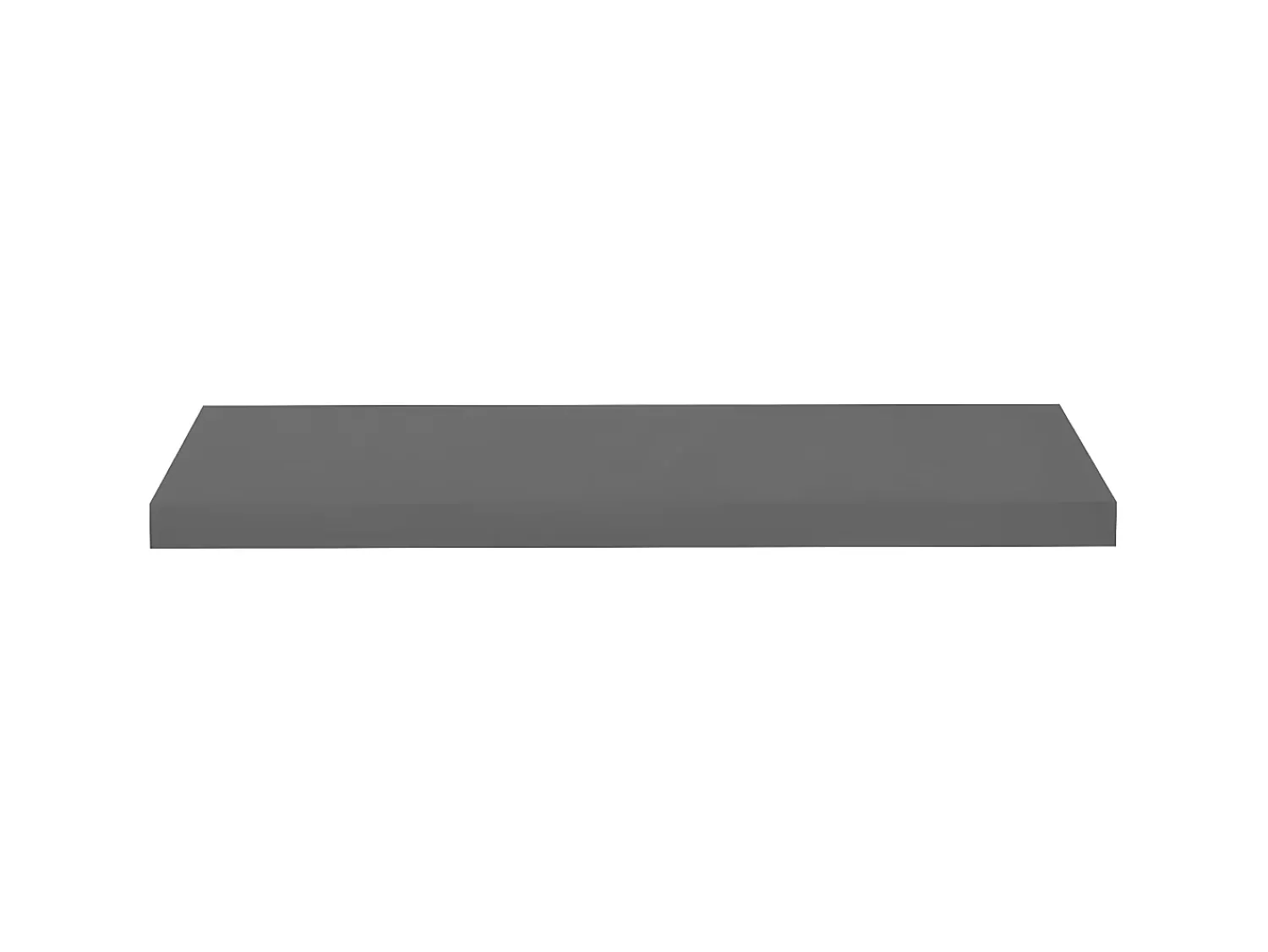 Prateleira* Prateleiras de parede suspensas 2 pcs 80x23,5x3,8cm MDF cinza PT606801 Cinzento