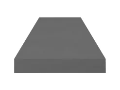Prateleira* Prateleiras de parede suspensas 2 pcs 80x23,5x3,8cm MDF cinza PT606801 Cinzento