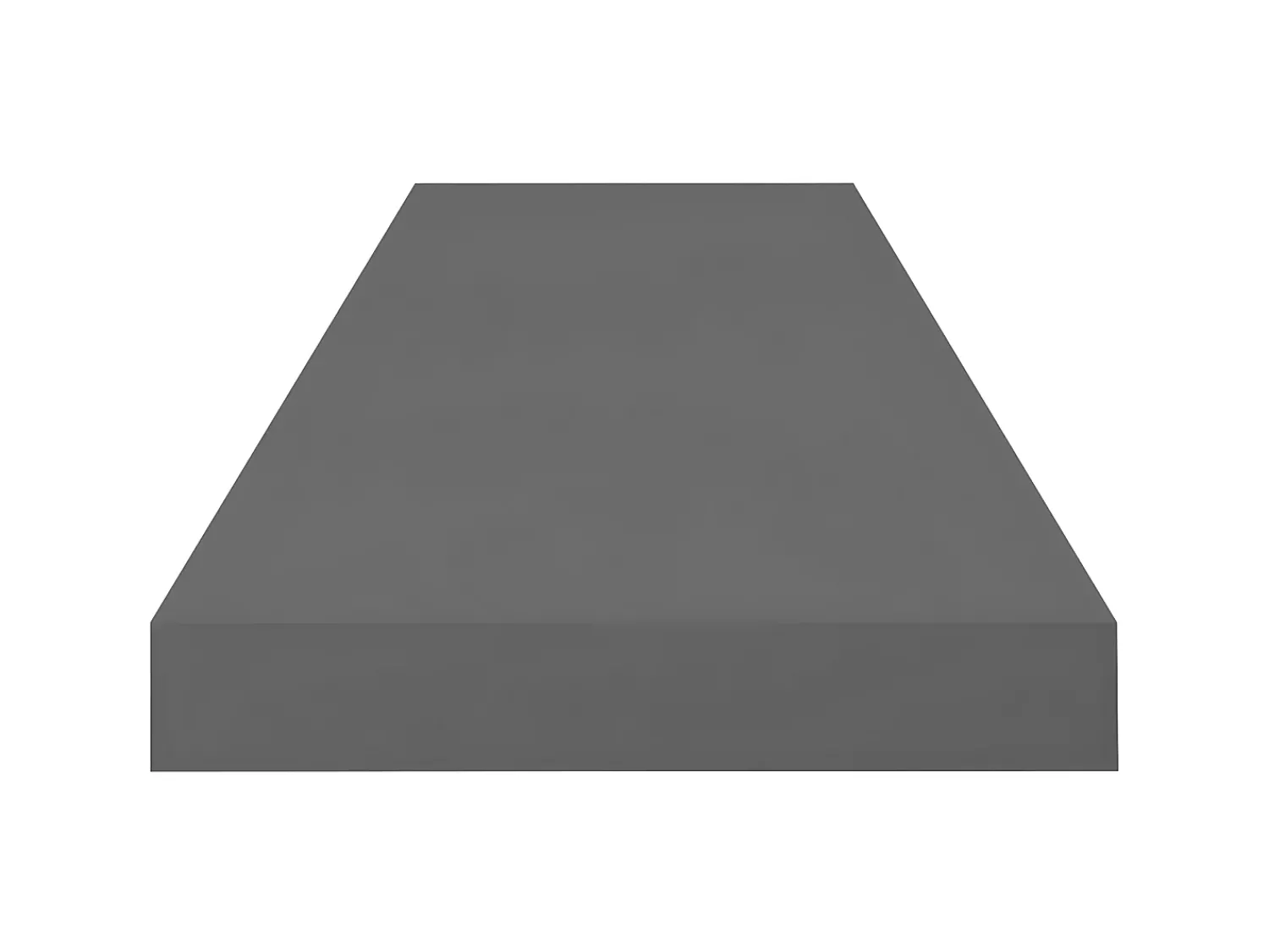 Prateleira* Prateleiras de parede suspensas 2 pcs 80x23,5x3,8cm MDF cinza PT606801 Cinzento