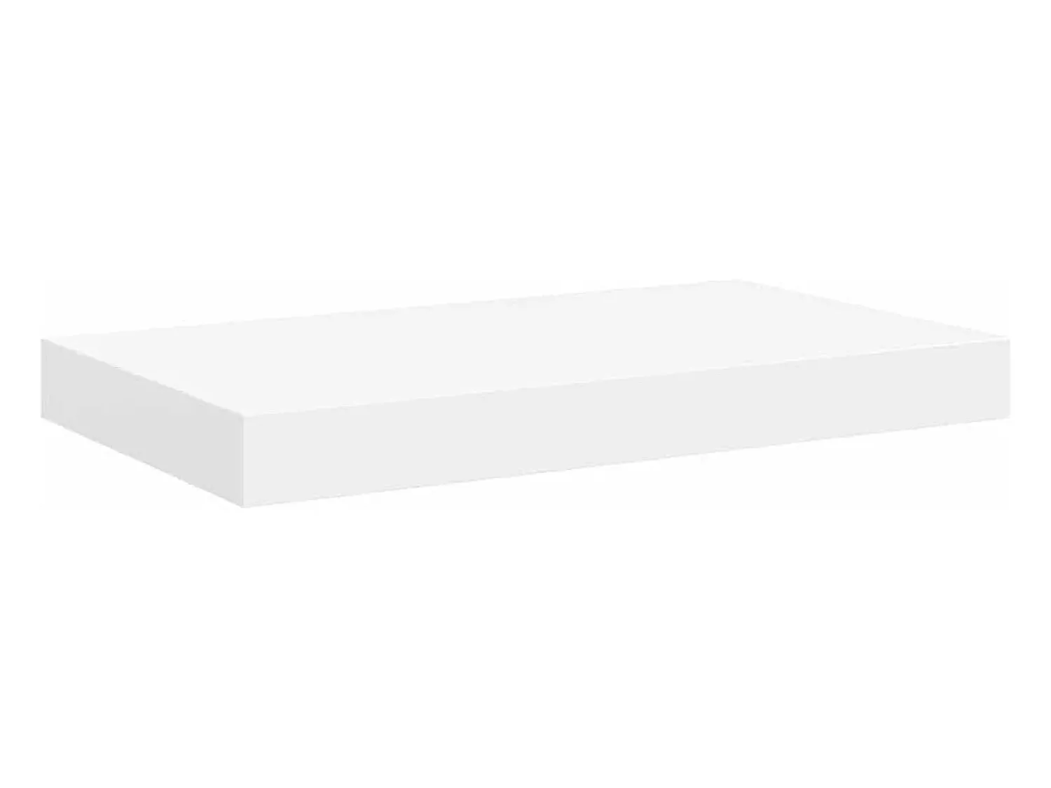 Prateleira|vidaxl Prateleiras de parede suspensas 2 pcs 50x23x3,8cm MDF Branco