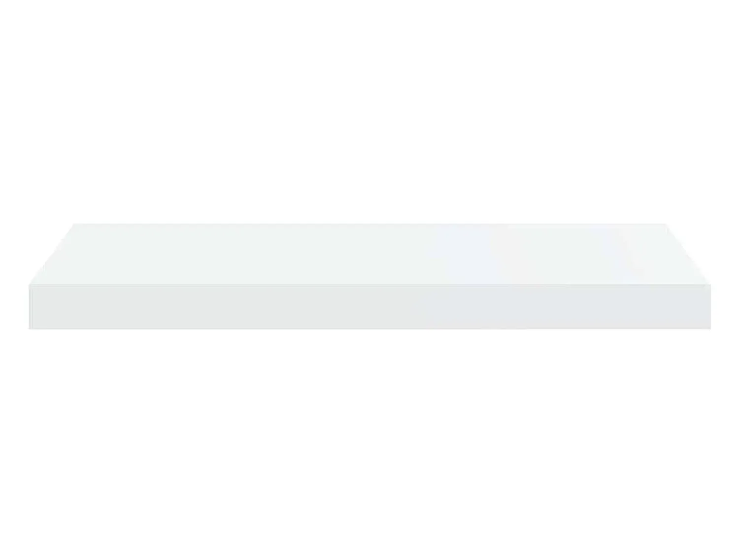 Online vidaxl Prateleiras de parede suspensas 2 pcs 60x23,5x3,8cm MDF Branco