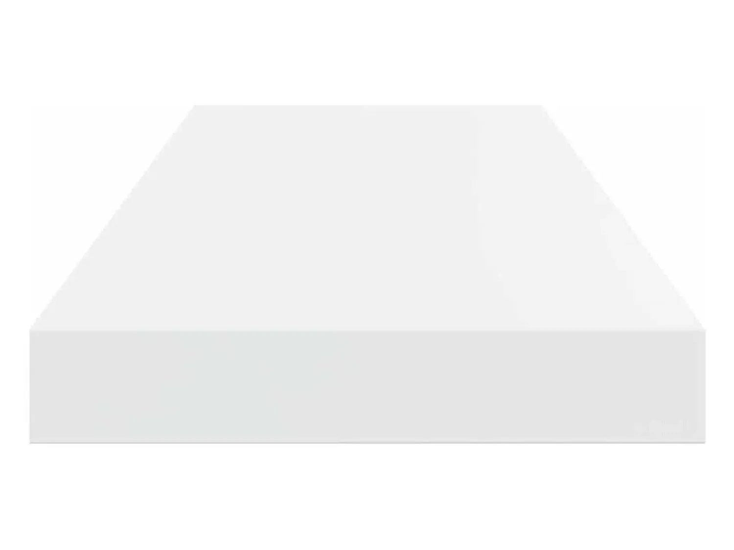 Online vidaxl Prateleiras de parede suspensas 2 pcs 60x23,5x3,8cm MDF Branco