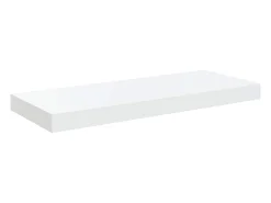 Online vidaxl Prateleiras de parede suspensas 2 pcs 60x23,5x3,8cm MDF Branco