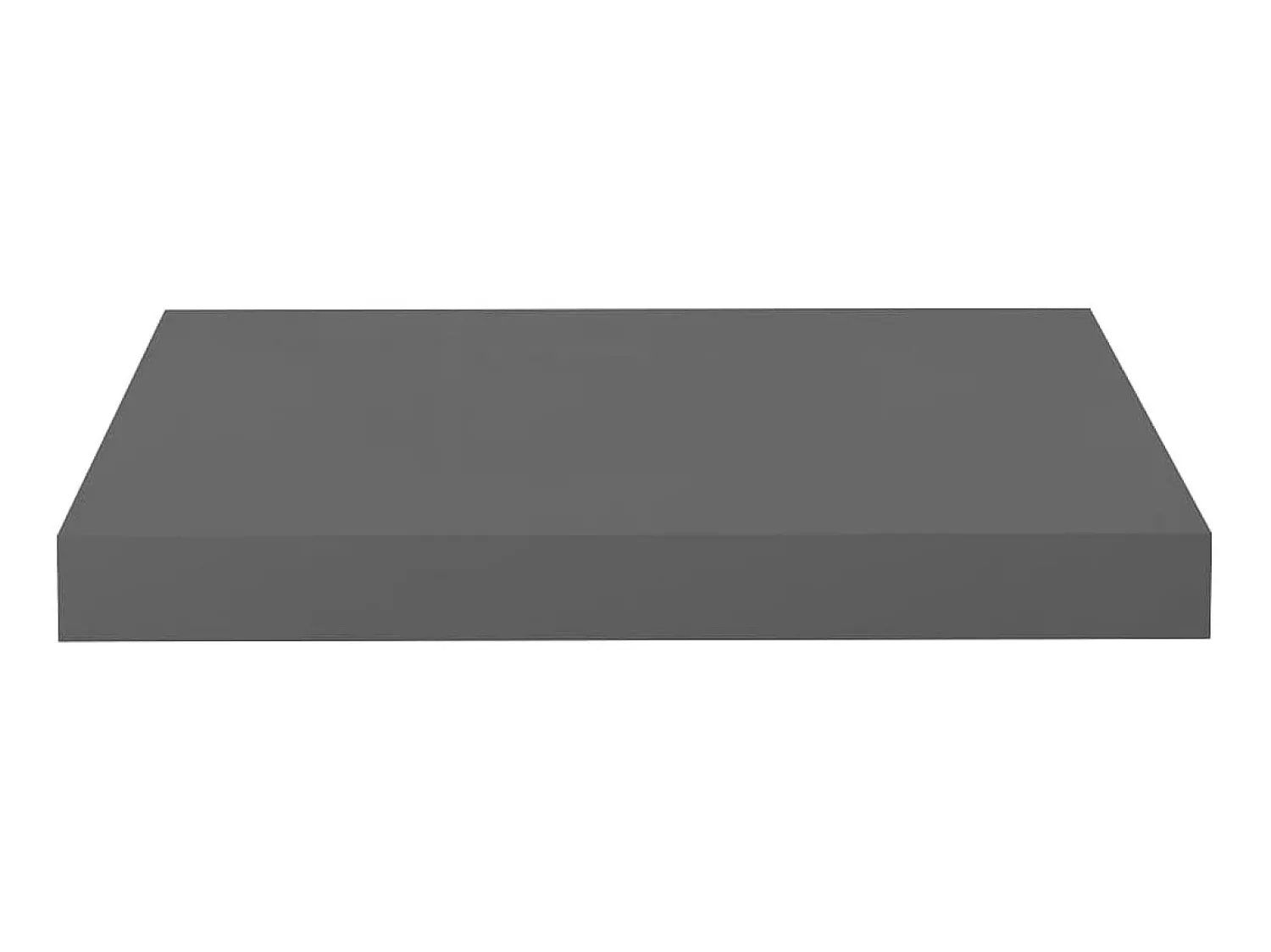 Prateleira* Prateleiras de parede suspensas 2 pcs 40x23x3,8cm MDF cinza PT909946 Cinzento