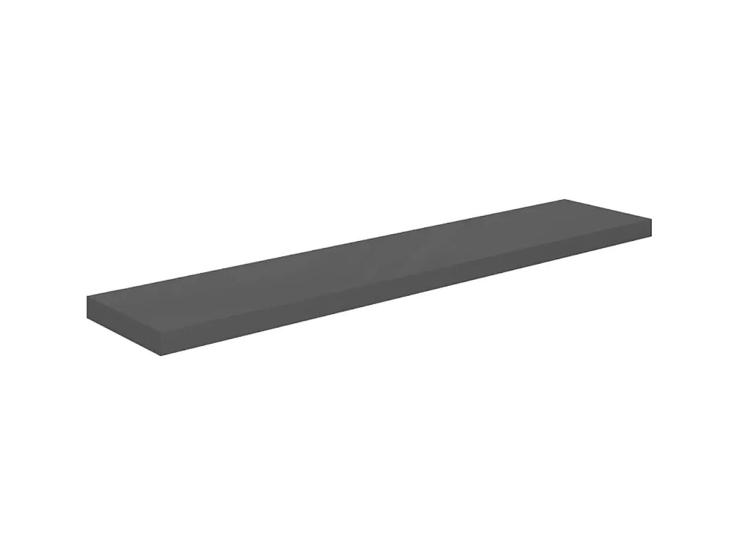 Prateleira* Prateleiras de parede suspensas 4 pcs 120x23,5x3,8cm MDF cinza PT207426 Cinzento