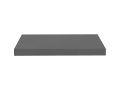 Prateleira* Prateleiras de parede suspensas 2 pcs 50x23x3,8cm MDF PT746942 Cinzento