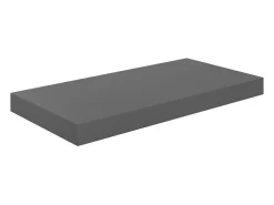 Prateleira* Prateleiras de parede suspensas 2 pcs 50x23x3,8cm MDF PT746942 Cinzento