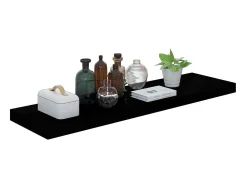 Prateleiras de parede suspensas 4 pcs 90x23,5x3,8cm MDF PT761059^ Prateleira
