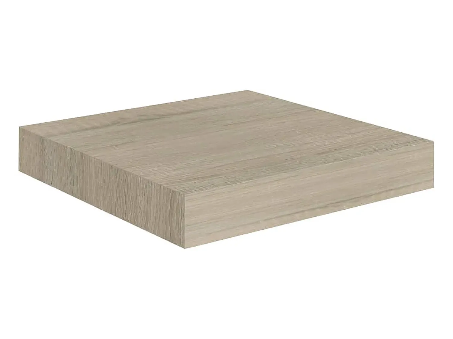 Prateleiras de parede suspensas 4pcs 23x23,5x3,8cm MDF carvalho PT248025^ Prateleira