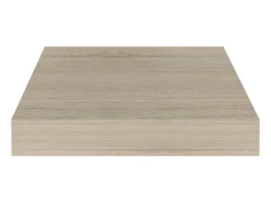 Prateleiras de parede suspensas 4pcs 23x23,5x3,8cm MDF carvalho PT248025^ Prateleira
