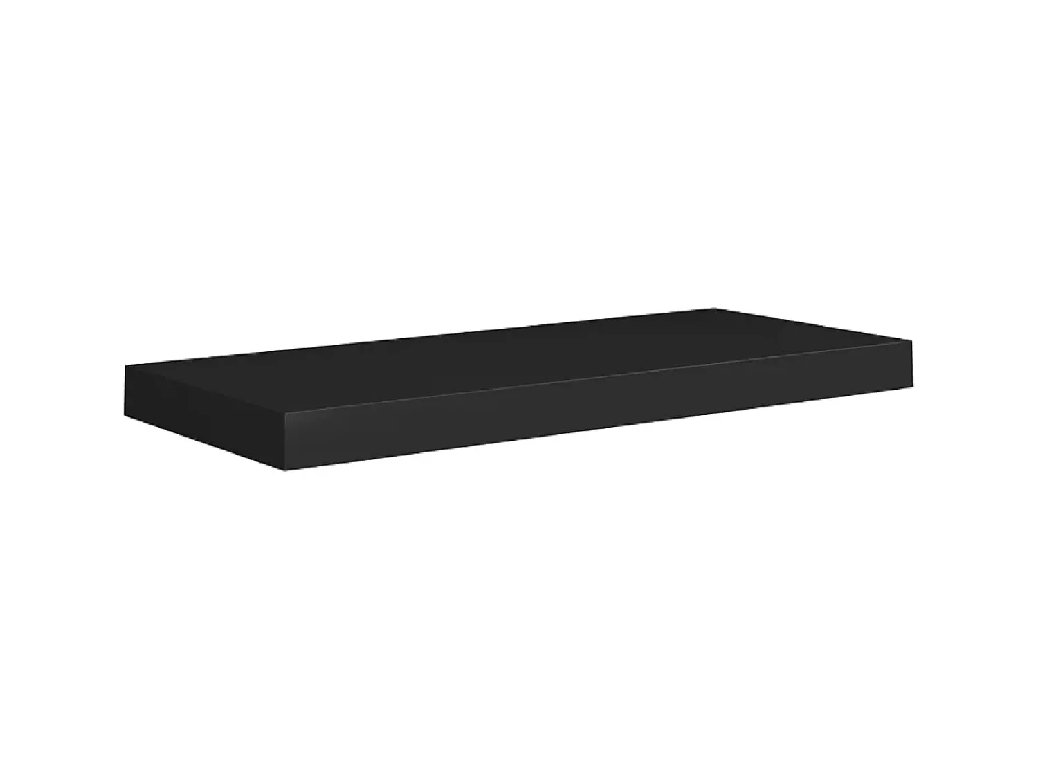 Prateleira* Prateleiras de parede suspensas 2 pcs 60x23,5x3,8 cm MDF PT539070 Preto