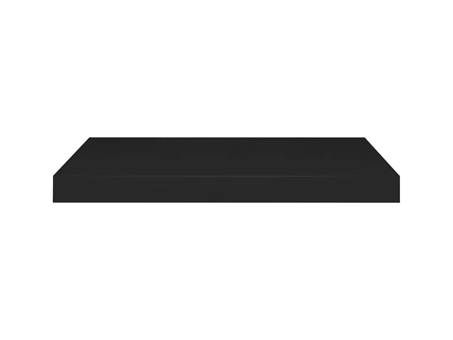 Prateleira* Prateleiras de parede suspensas 2 pcs 60x23,5x3,8 cm MDF PT539070 Preto