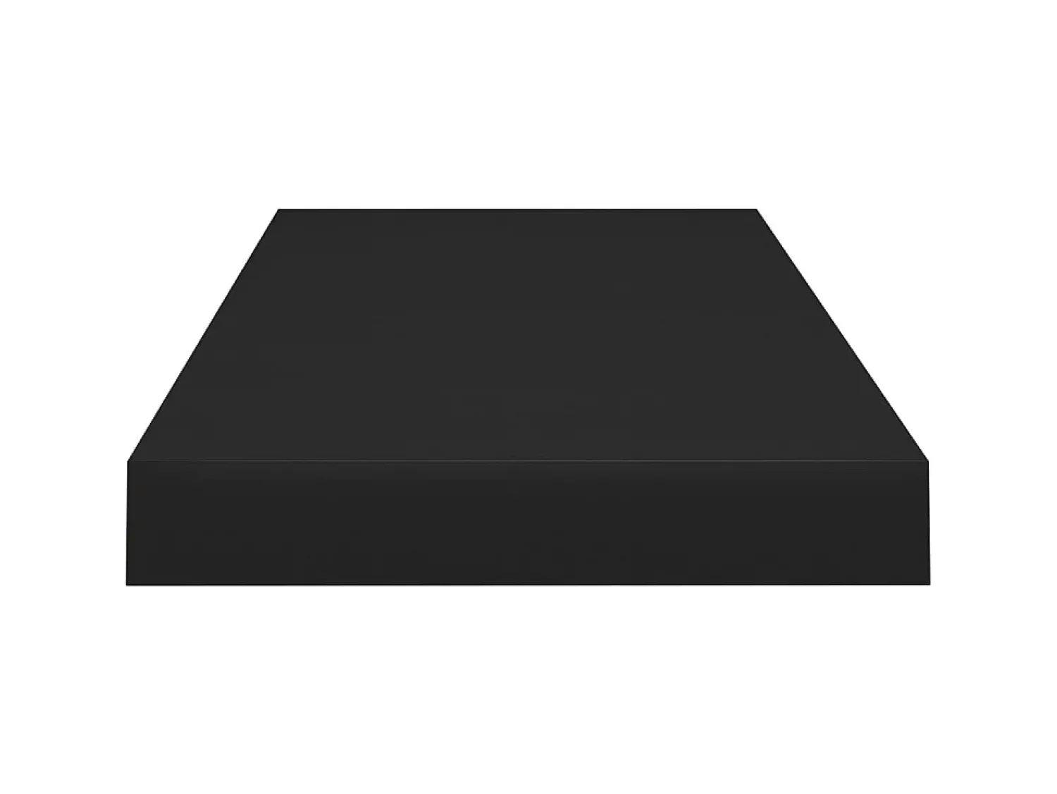 Prateleira* Prateleiras de parede suspensas 2 pcs 60x23,5x3,8 cm MDF PT539070 Preto