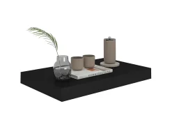 Sale Prateleiras de parede suspensas 4 pcs 40x23x3,8cm MDF PT380351 Preto