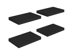 Sale Prateleiras de parede suspensas 4 pcs 40x23x3,8cm MDF PT380351 Preto