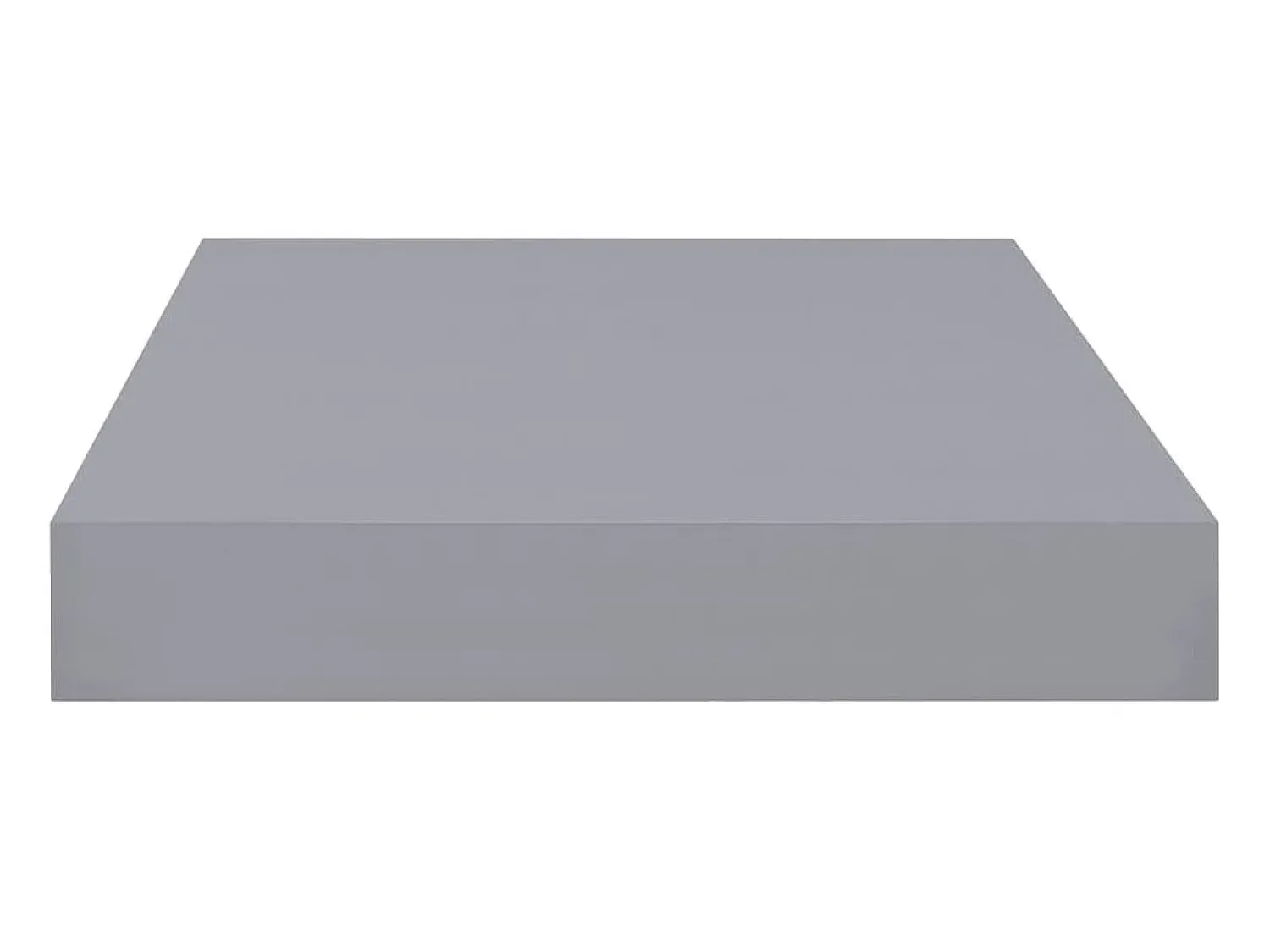 Prateleira* Prateleiras de parede suspensas 4 pcs 40x23x3,8cm MDF cinza PT660063 Cinzento