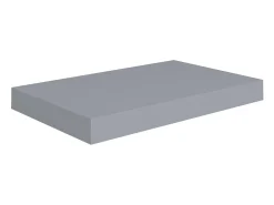 Prateleira* Prateleiras de parede suspensas 4 pcs 40x23x3,8cm MDF cinza PT660063 Cinzento