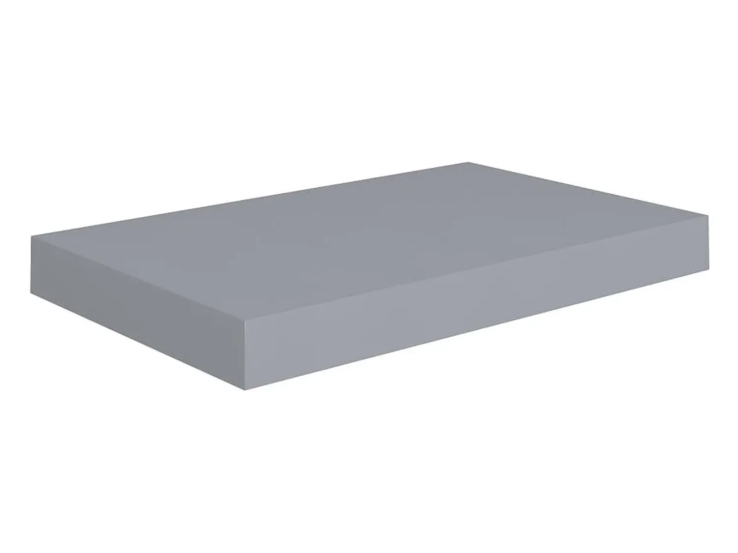 Prateleira* Prateleiras de parede suspensas 4 pcs 40x23x3,8cm MDF cinza PT660063 Cinzento