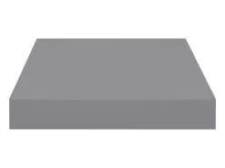 Prateleira* Prateleiras de parede suspensas 2 pcs 23x23,5x3,8cm MDF cinza PT859473 Cinzento