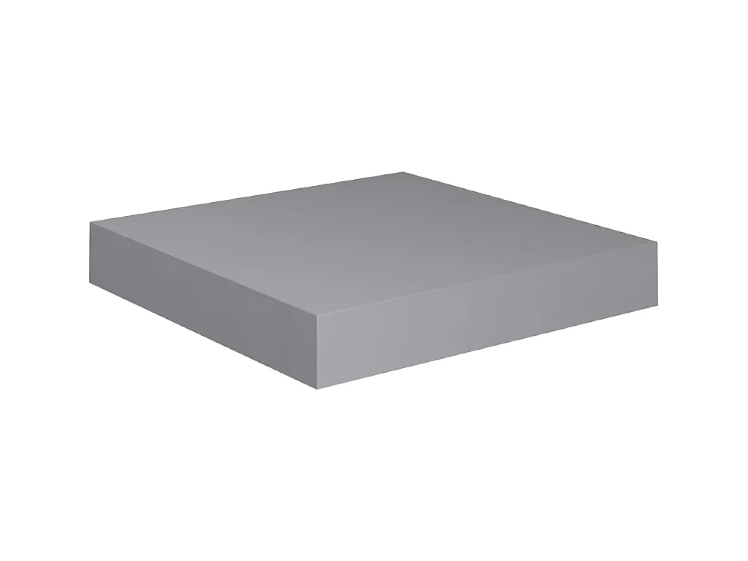 Prateleira* Prateleiras de parede suspensas 2 pcs 23x23,5x3,8cm MDF cinza PT859473 Cinzento