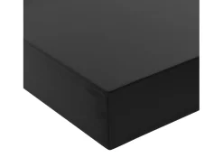 Best Prateleiras de parede suspensas 2 pcs 60x20x3,8 cm PT322944 Preto