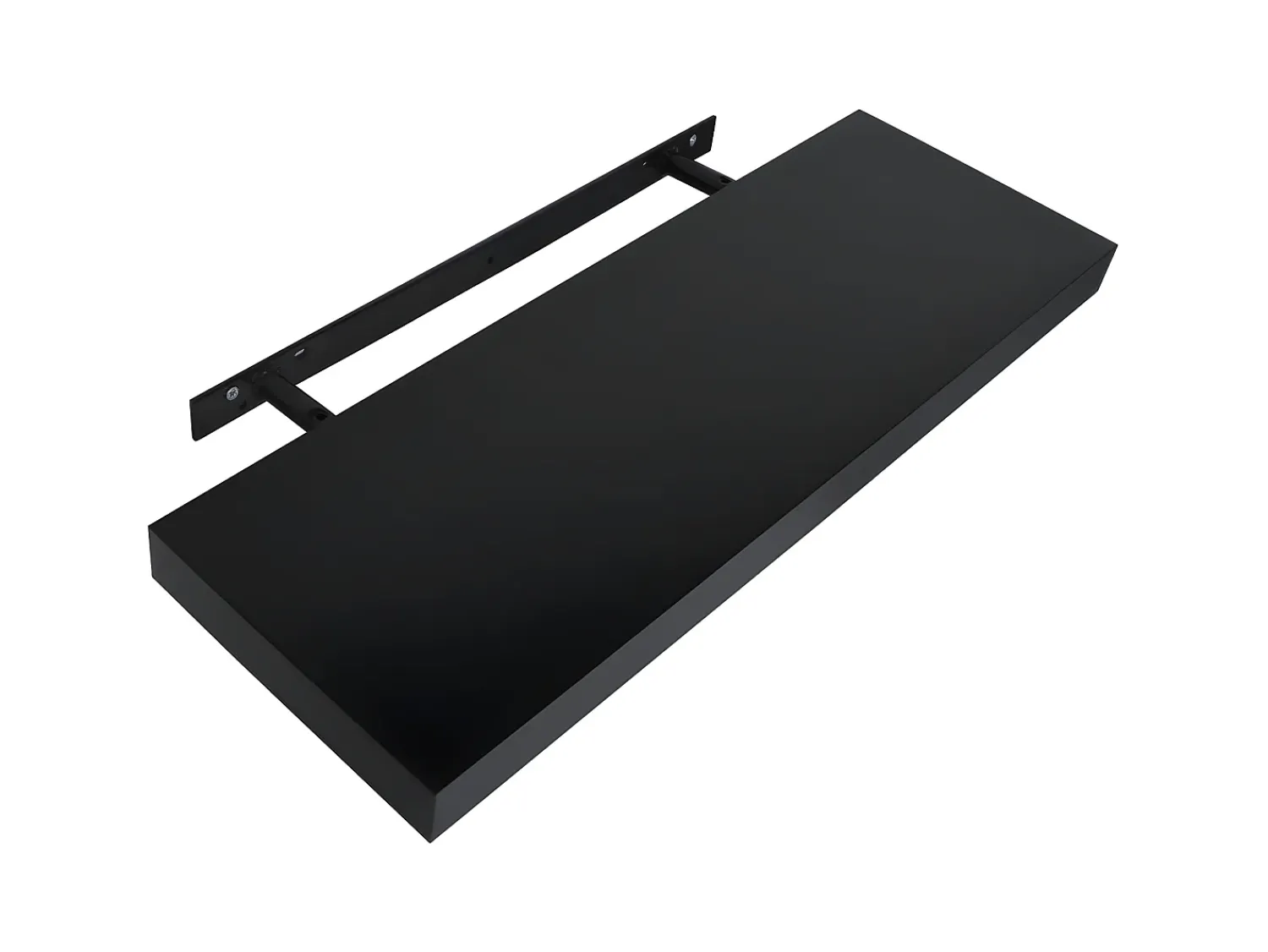 Best Prateleiras de parede suspensas 2 pcs 60x20x3,8 cm PT322944 Preto