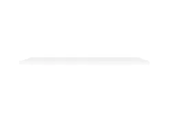 Prateleira* Prateleiras de parede suspensas 2 pcs 120x23,5x3,8cm MDF PT735276 Branco