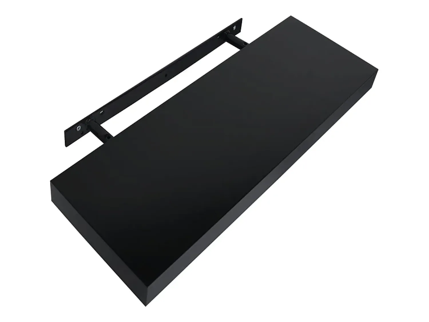 Prateleira* Prateleiras de parede suspensas 2 pcs 40x20x3,8 cm PT609547 Preto
