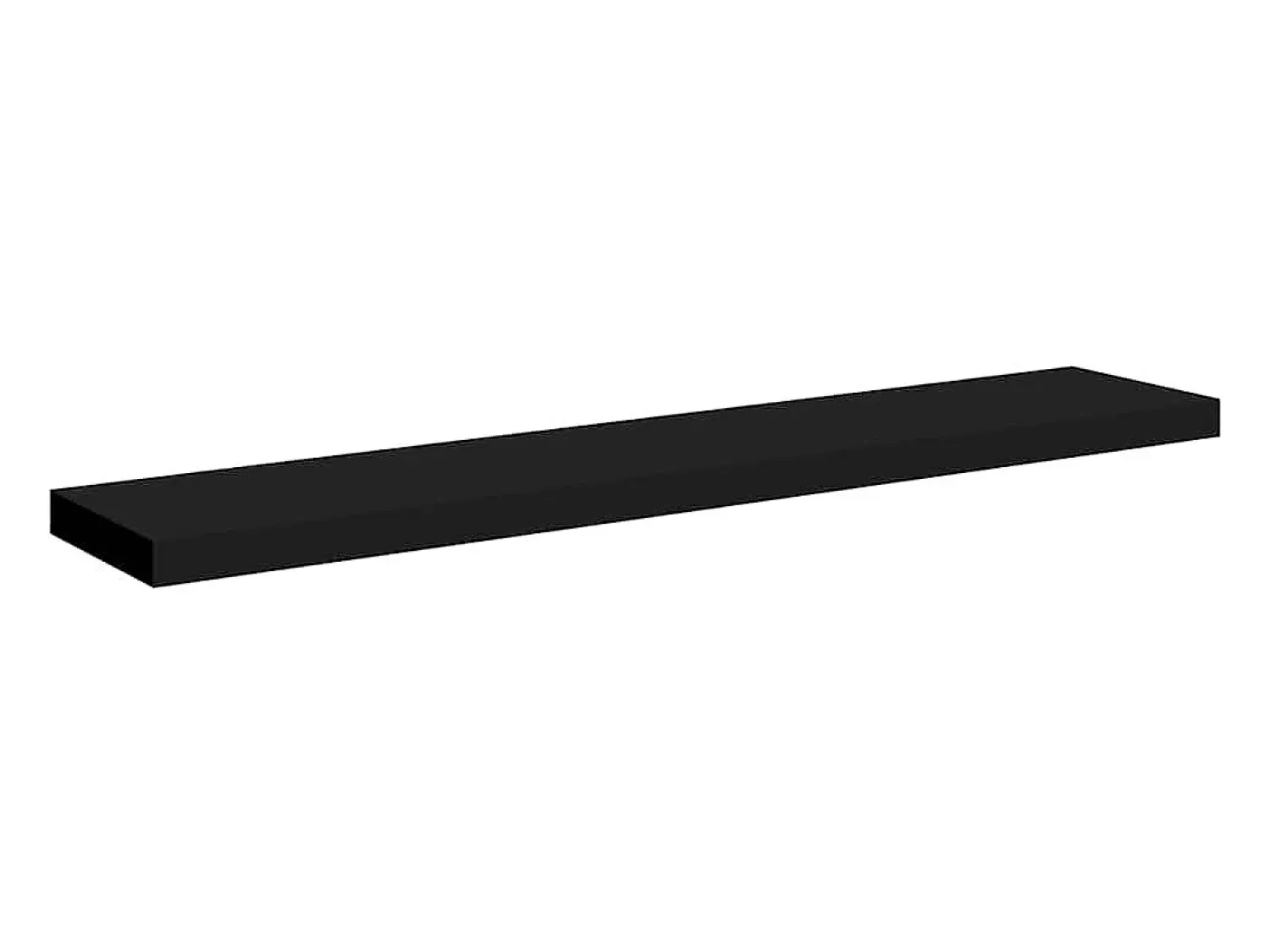 vidaxl Prateleiras de parede suspensas 2 pcs 120x23,5x3,8cm MDF^ Prateleira