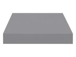 Prateleira* Prateleiras de parede suspensas 4 pcs 23x23,5x3,8cm MDF cinza PT832204 Cinzento