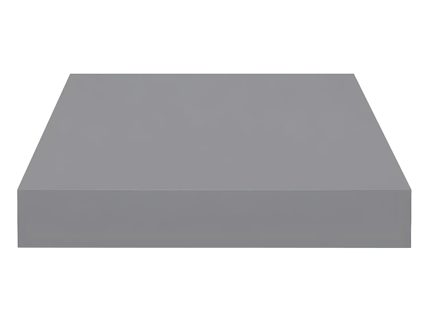 Prateleira* Prateleiras de parede suspensas 4 pcs 23x23,5x3,8cm MDF cinza PT832204 Cinzento