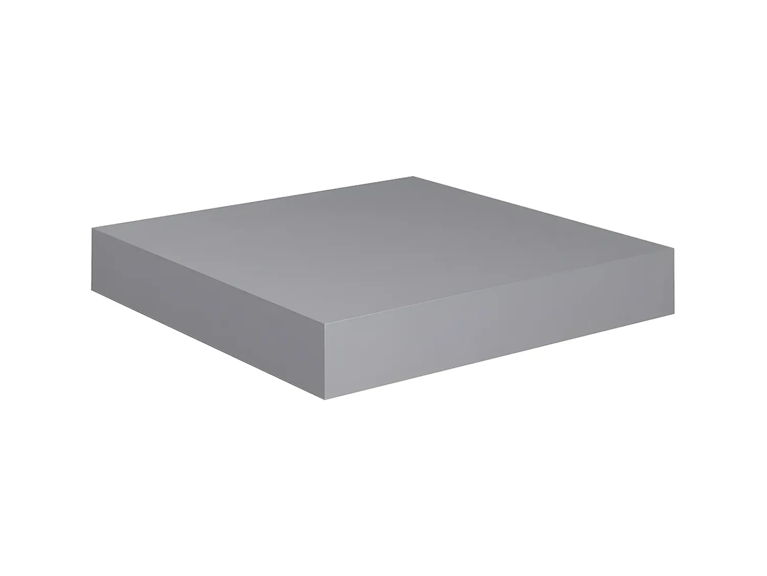 Prateleira* Prateleiras de parede suspensas 4 pcs 23x23,5x3,8cm MDF cinza PT832204 Cinzento
