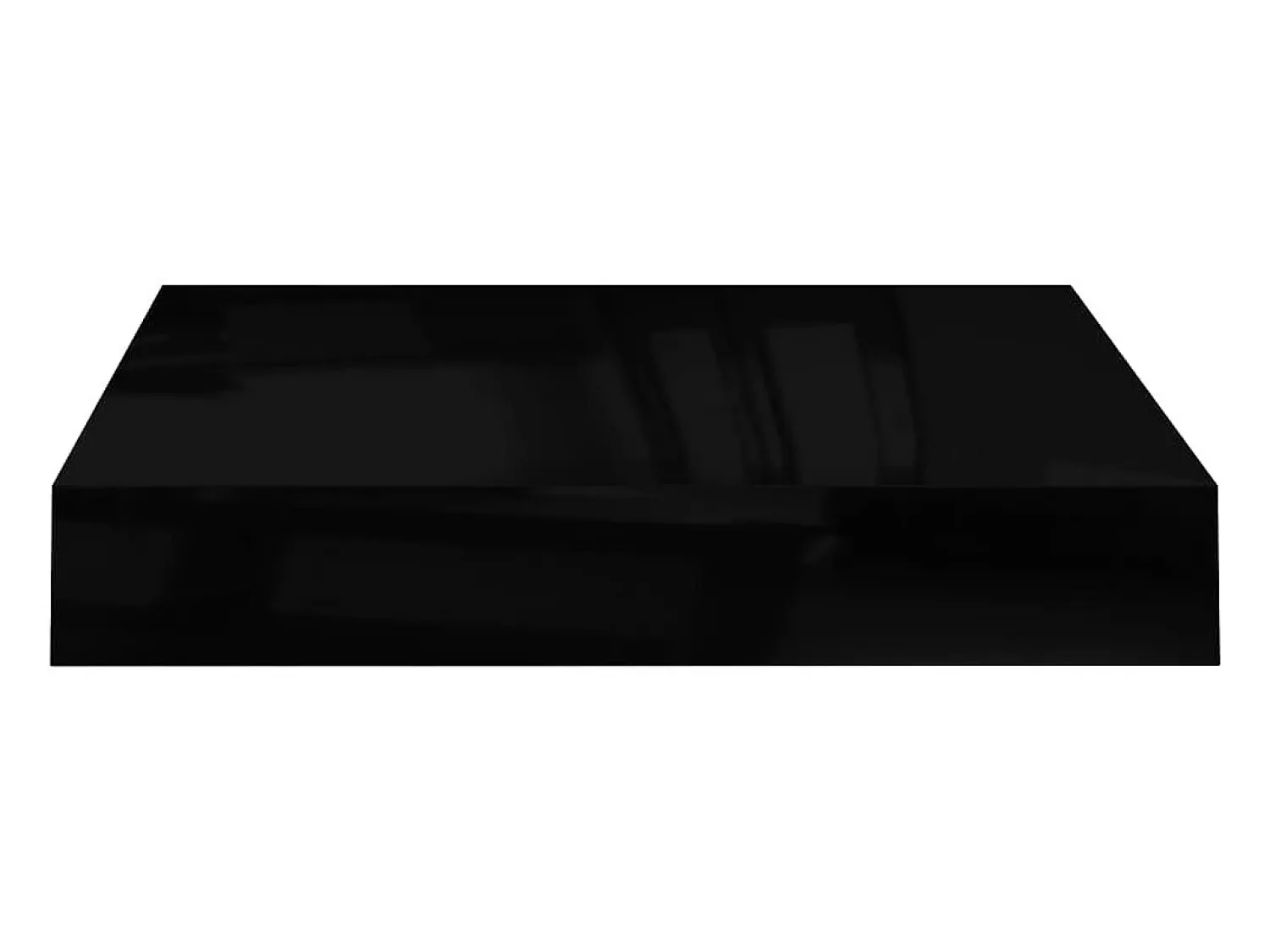 Outlet Prateleiras de parede suspensas 4 pcs 23x23,5x3,8cm MDF PT371420 Preto