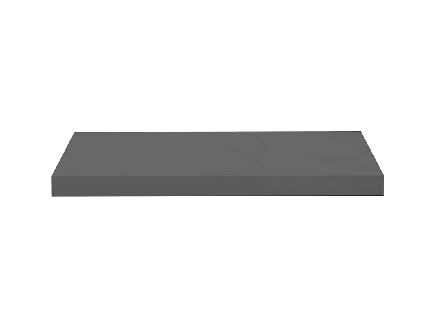 Prateleira| Prateleiras de parede suspensas 4 pcs 60x23,5x3,8cm MDF cinza PT150645 Cinzento