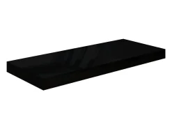 Hot Prateleiras de parede suspensas 4 pcs 60x23,5x3,8 cm MDF PT489537 Preto