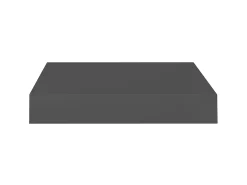 Outlet Prateleiras de parede suspensas 4 pcs 23x23,5x3,8cm MDF cinza PT529708 Cinzento