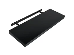 Prateleira| Prateleiras de parede suspensas 2 pcs 100x20x3,8 cm PT828755 Preto