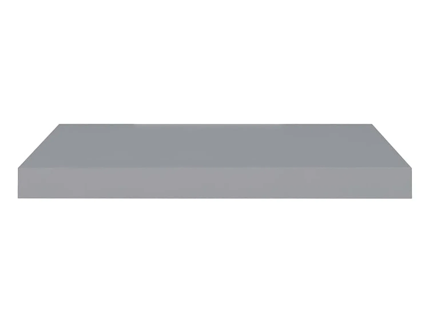 Prateleira| Prateleiras de parede suspensas 2 pcs 60x23,5x3,8cm MDF cinza PT557712 Cinzento