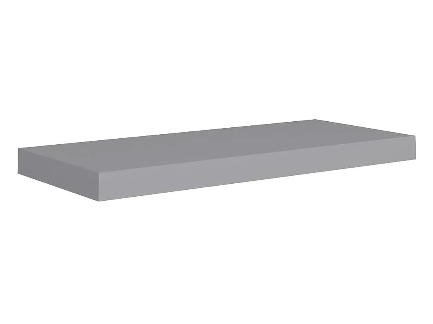 Prateleira| Prateleiras de parede suspensas 2 pcs 60x23,5x3,8cm MDF cinza PT557712 Cinzento