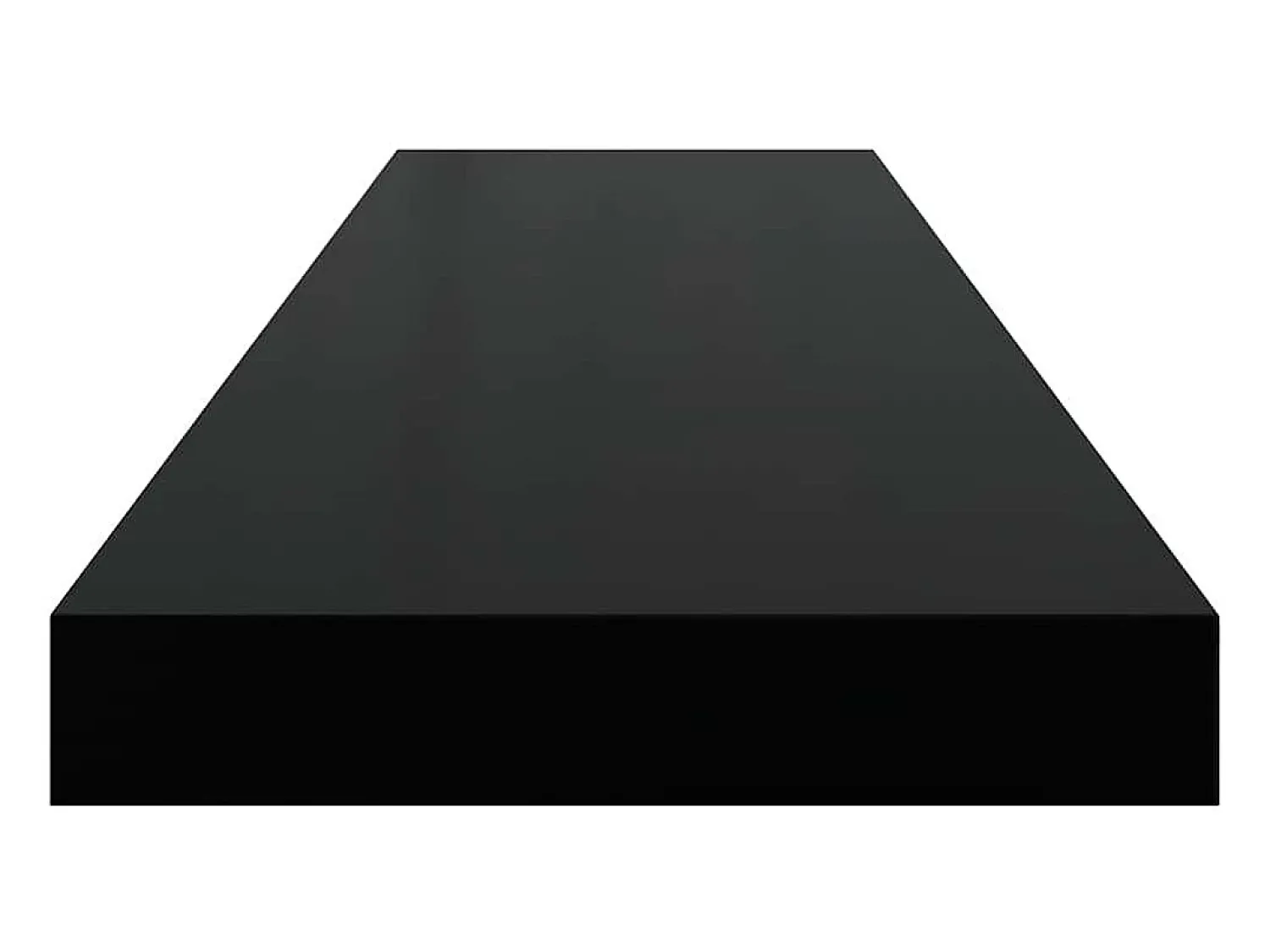Prateleira|vidaxl Prateleiras de parede suspensas 4 pcs 90x23,5x3,8cm MDF Preto