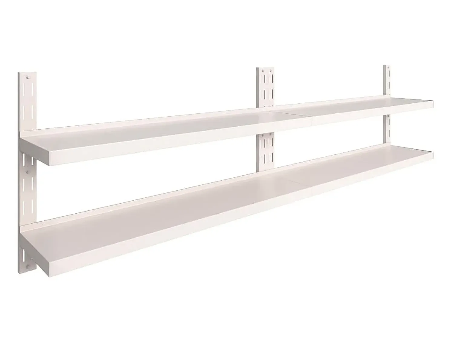 Prateleiras de parede suspensas 2 pcs 300x30 cm aço inoxidável PT103157^ Prateleira