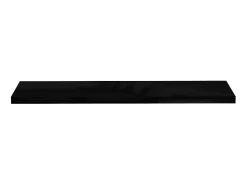 Best Prateleiras de parede suspensas 2 pcs 120x23,5x3,8cm MDF PT406778 Preto