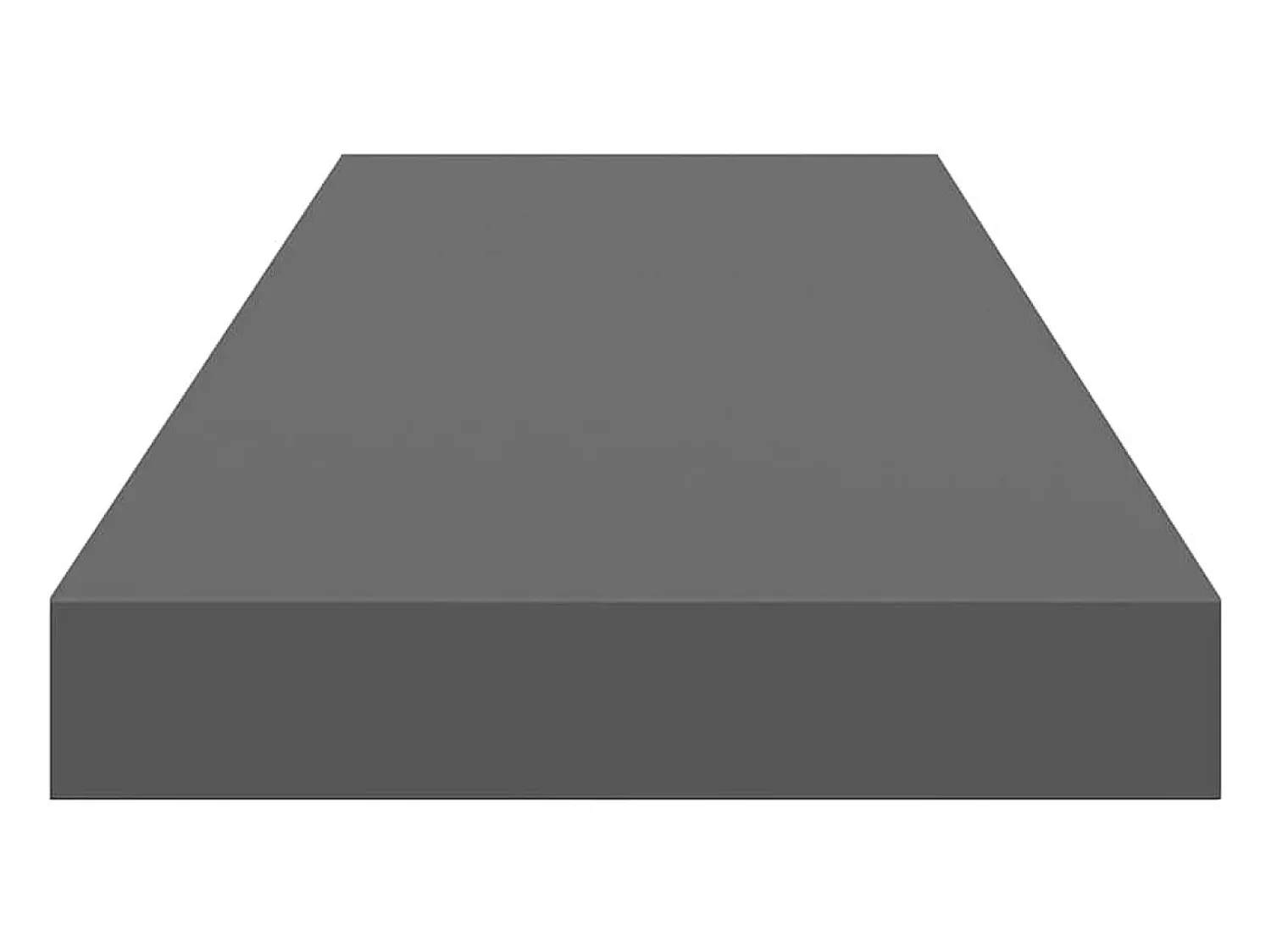 Prateleira|vidaxl Prateleiras de parede suspensas 4 pcs 80x23,5x3,8cm MDF cinza Cinzento