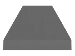 Prateleiras de parede suspensas 2 pcs 90x23,5x3,8cm MDF cinza PT522634 Cinzento