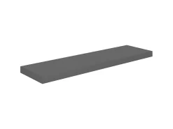 Prateleiras de parede suspensas 2 pcs 90x23,5x3,8cm MDF cinza PT522634 Cinzento