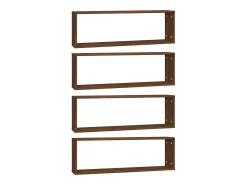 Prateleiras em cubo 4pcs derivados de madeira carvalho PT902775^ Prateleira