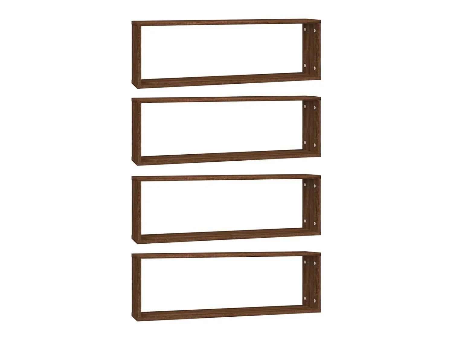 Prateleiras em cubo 4pcs derivados de madeira carvalho PT902775^ Prateleira